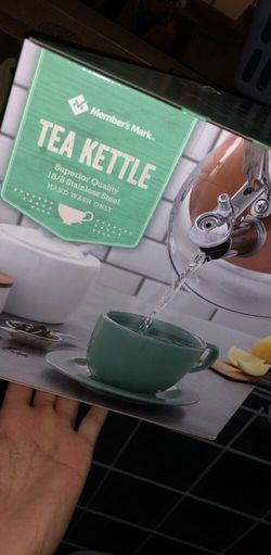 Members mark tea kettle