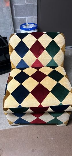 Sillón decorativo vintage – estilo Harlequín