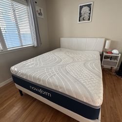 Queen Memory Foam Mattress + Frame
