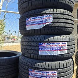 215 50 17 Vendo Set De Llantas NUEVAS De La Marca ✅️ American 