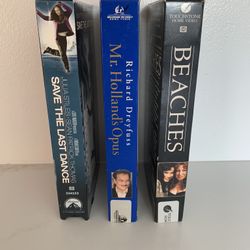 VHS Musical bundle of 3 Movies