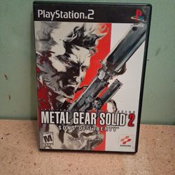 Metal Gear Solid 2 Ps2 