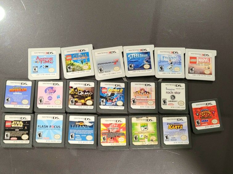 Nintendo DS And 3DS Games