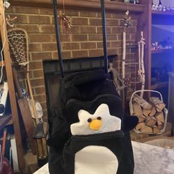 12 inch Penguin Backpack/Trolly