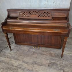 Kimball upright piano walnut