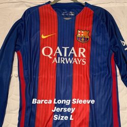 Barcelona Retro Long Sleeve Jersey Nike
