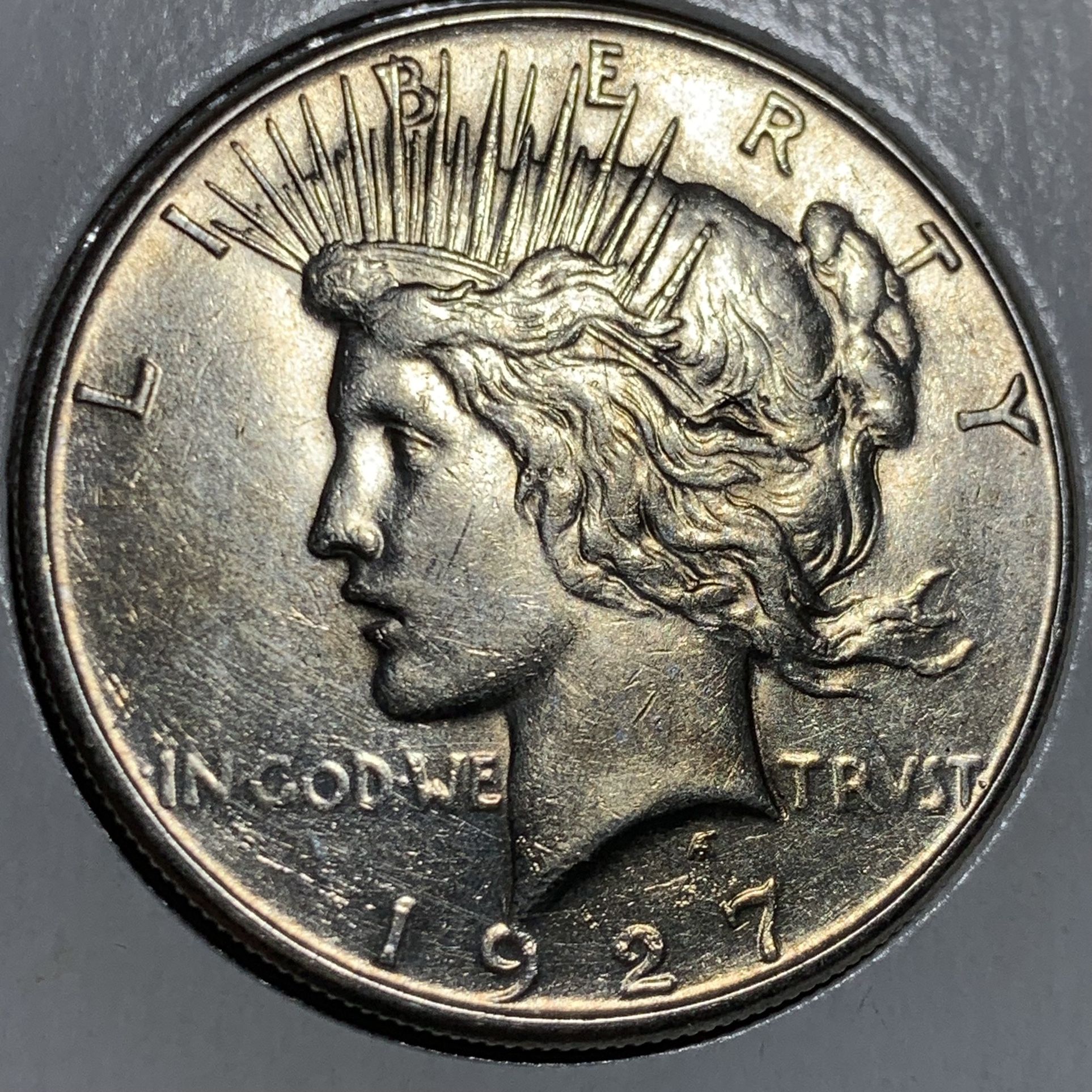 1927 S Peace Silver Dollar AU++/ Uncirculated