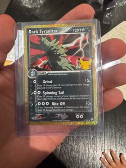 Pokemon 30th Dark Tyranitar