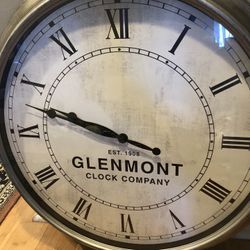 Huge Glenmont Clock Company Est. 1908 30” Clock