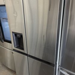 LG side-by-side refrigerator