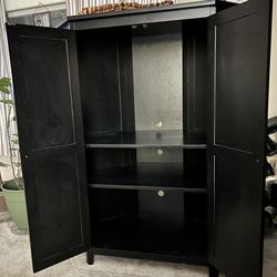 Black cabinet