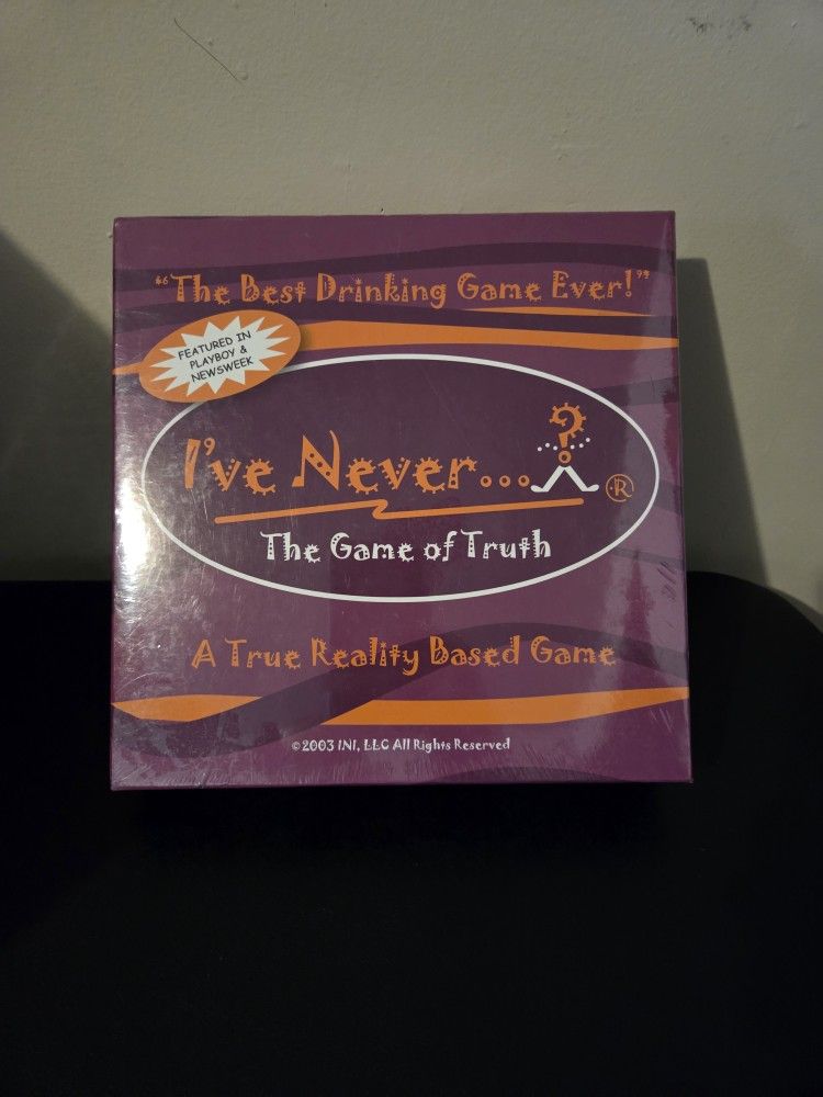 New Sealed- I've Never - The Game Of Truth