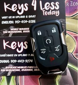 [$140 @ Pomona Indoor Swapmeet] GMC or Chevy Smart Remote Push Start Key Copy (Suburban, Tahoe & Yukon)