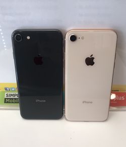 iPhone 8 64GB AT&T, Cricket H20 and Net 10 $269 each