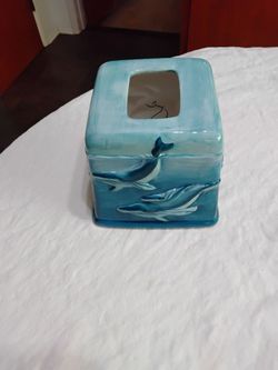 Ceramic tissue box