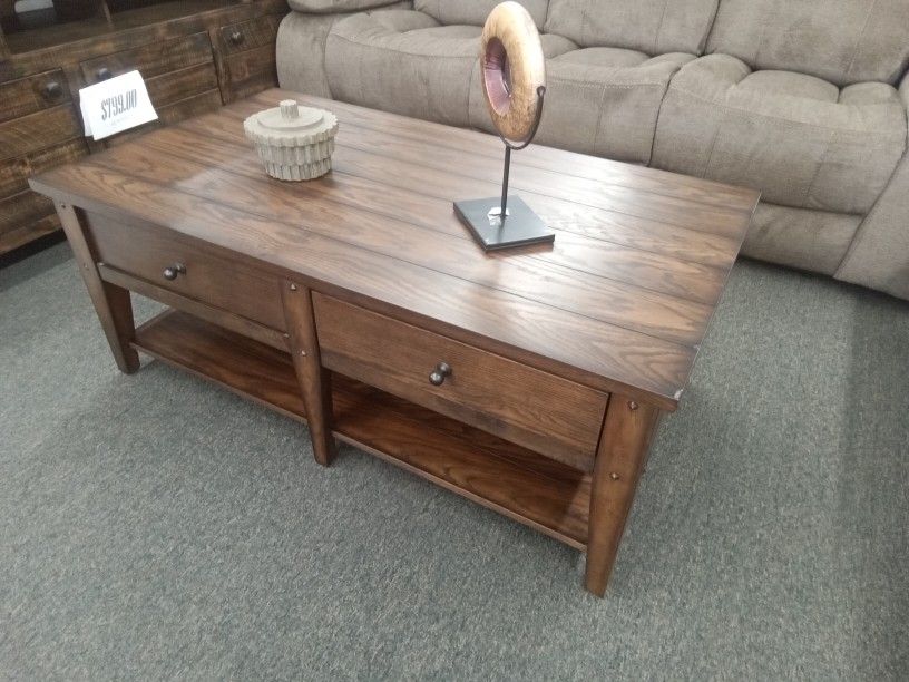 Solid Wood Coffee Table