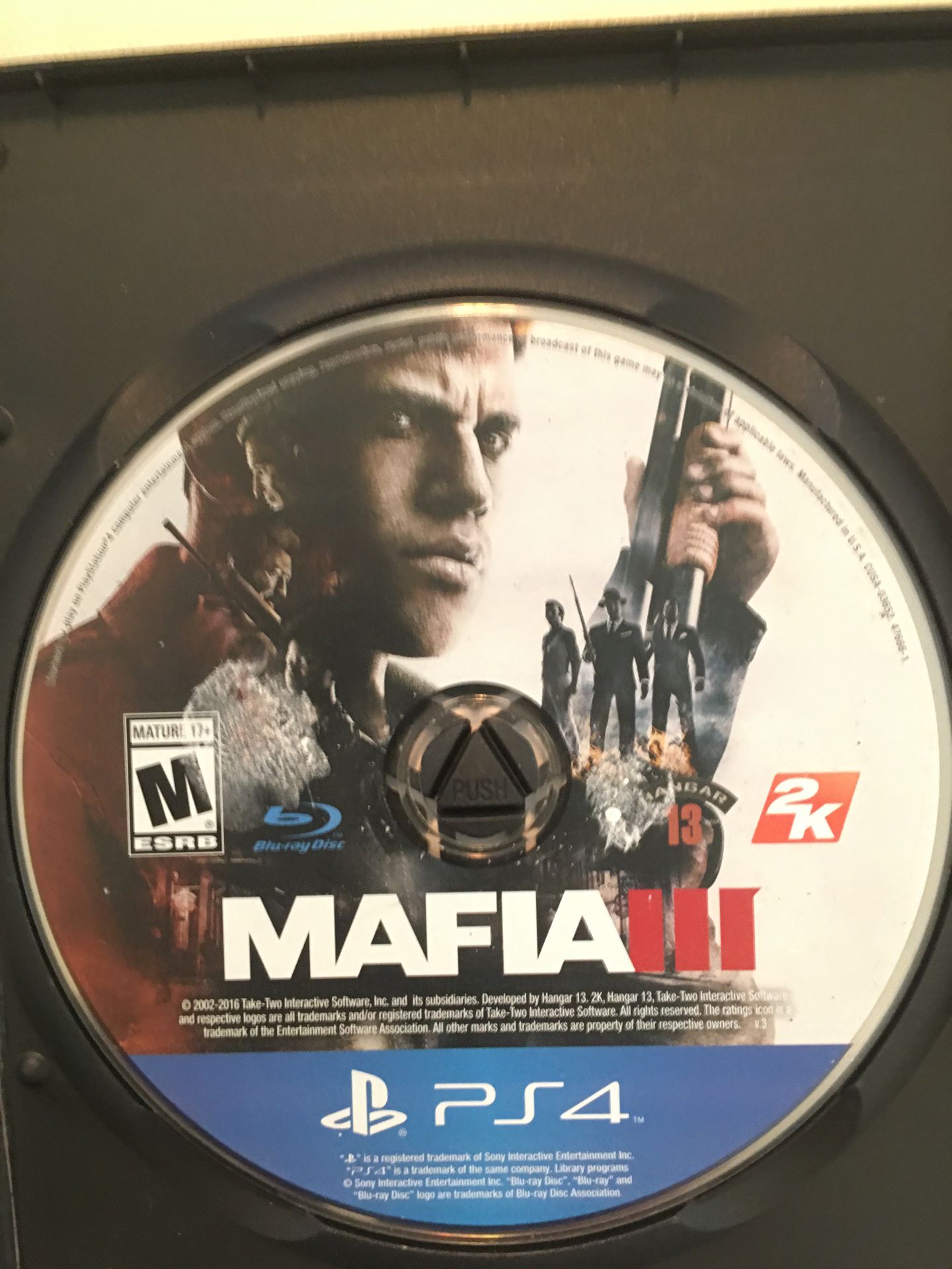 Sony PlayStation ps4 mafia 3