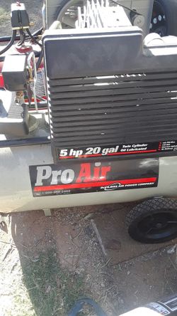 Pro Air 5hp 20 Gallon Air Compressor