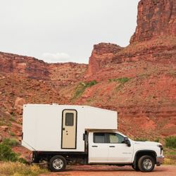 Truck Camper & 2021 Chevy Silverado 2500