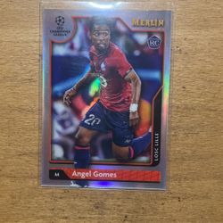 2022 MERLIN ANGEL GOMES ROOKIE REFRACTOR CARD 
