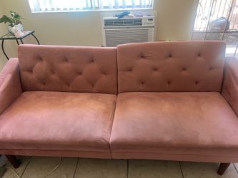 pink couch