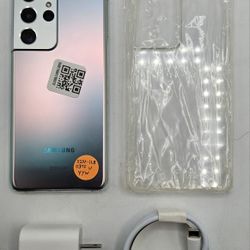 🔥Samsung Galaxy S21 Ultra 5G 128gb🔥Unlocked With Case, Charger And Warranty $300