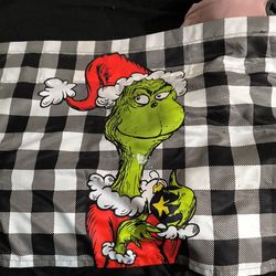 Grinch tablecloth runner