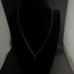Cross Pendant Gold chain 