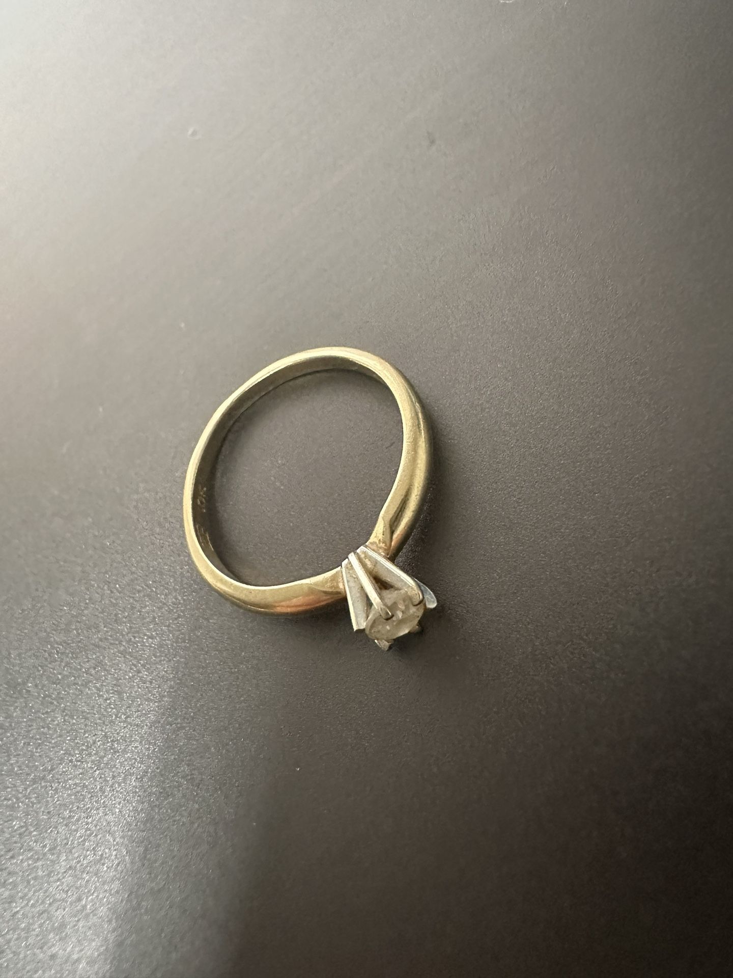 10K Gold Ring with 0.25 Carat Diamond