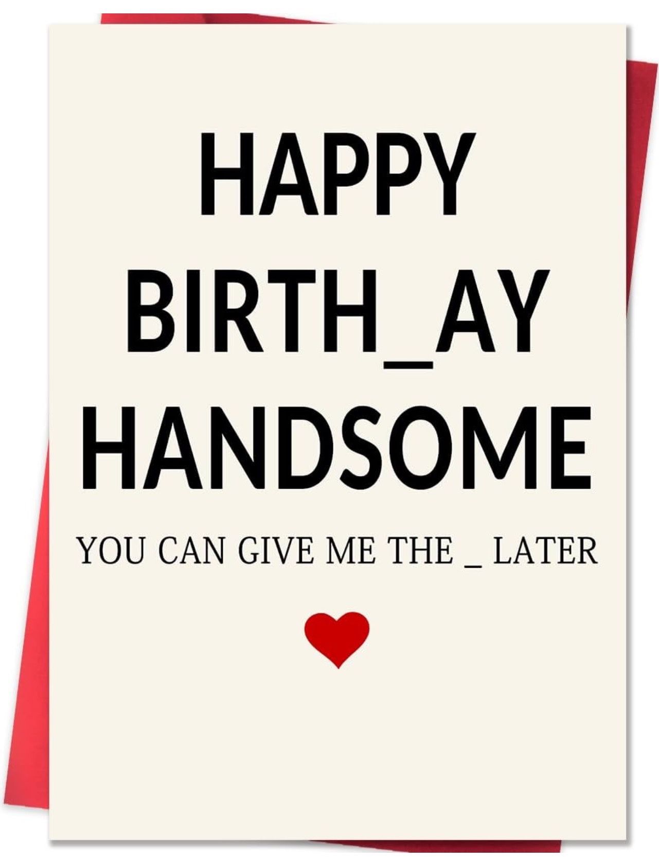 Funny Birthday Gifts for Men Him, Boyfriend Gifts for Bday, Birthday Decorations for Men, Husband Birthday Card 600+ bought in past month