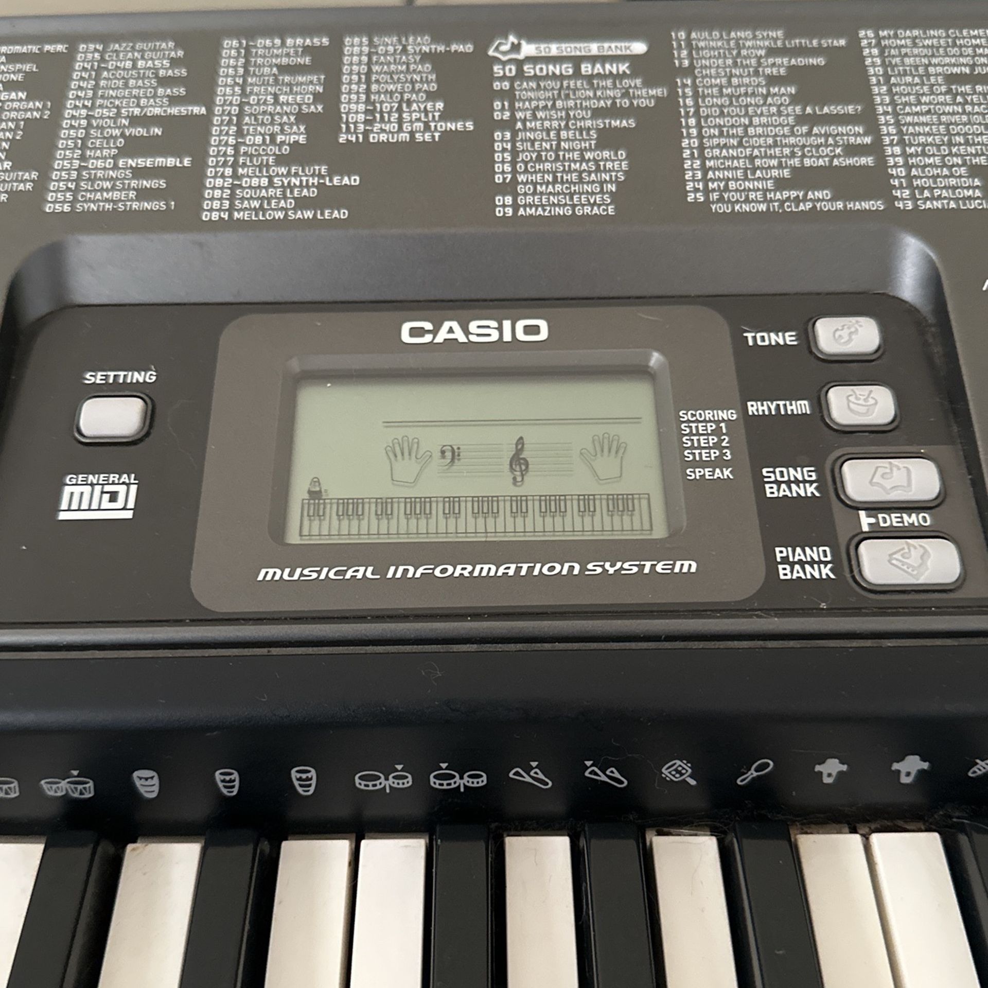 Casio Musical Information System