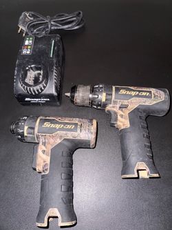 Snap On Special Edition Camo 14.4V Drill/Impact Combo *Tools Only & Charger*