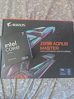 Aorus Z890 Master with intel ultra 270k plus combo