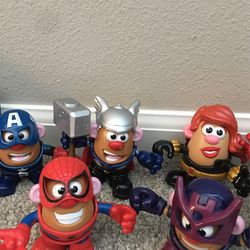 Marvel Mr Potato Head 7 Character Set Thumbnail