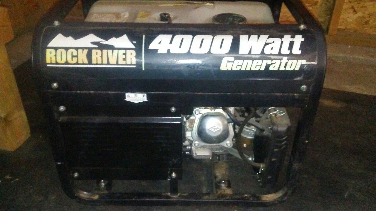 New "MUST GO NOW! " PRICE! Never used!! River rock 4000 watt Generator