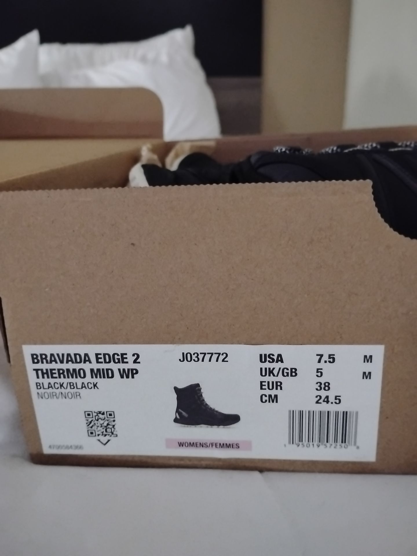 Merrell 7.5 BRAVADA EDGE 2 thermo mid wp