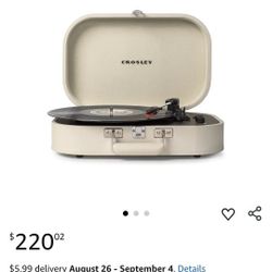 Portable Turntable 3speed Bluetooth Ready