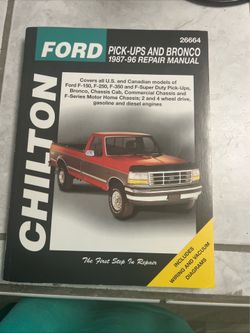 Hilton  Ford Pick-Ups +Bronco 1987-96 manual