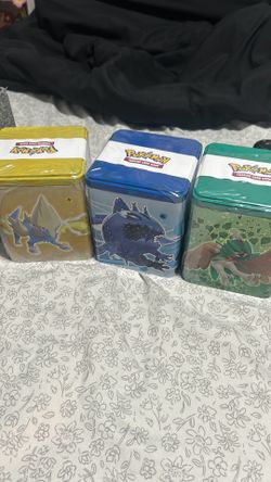 Sealed 2022 Pokemon Stacking Tins Set