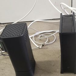 Internet modem and Router 