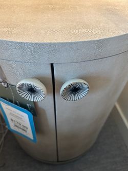 Two matching shagreen side tables /nightstands in like new condition!