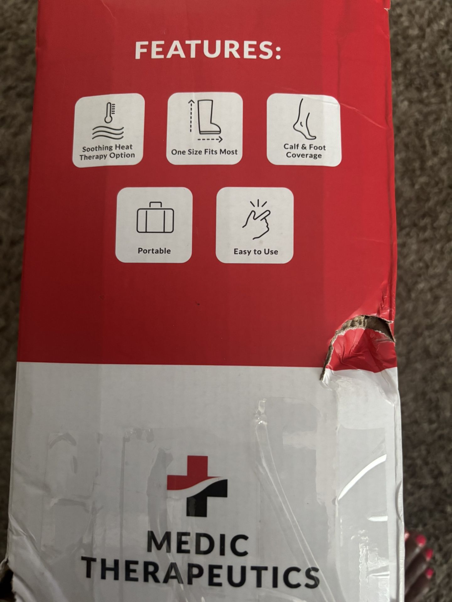 Cordless Leg/Foot Massager With Heat