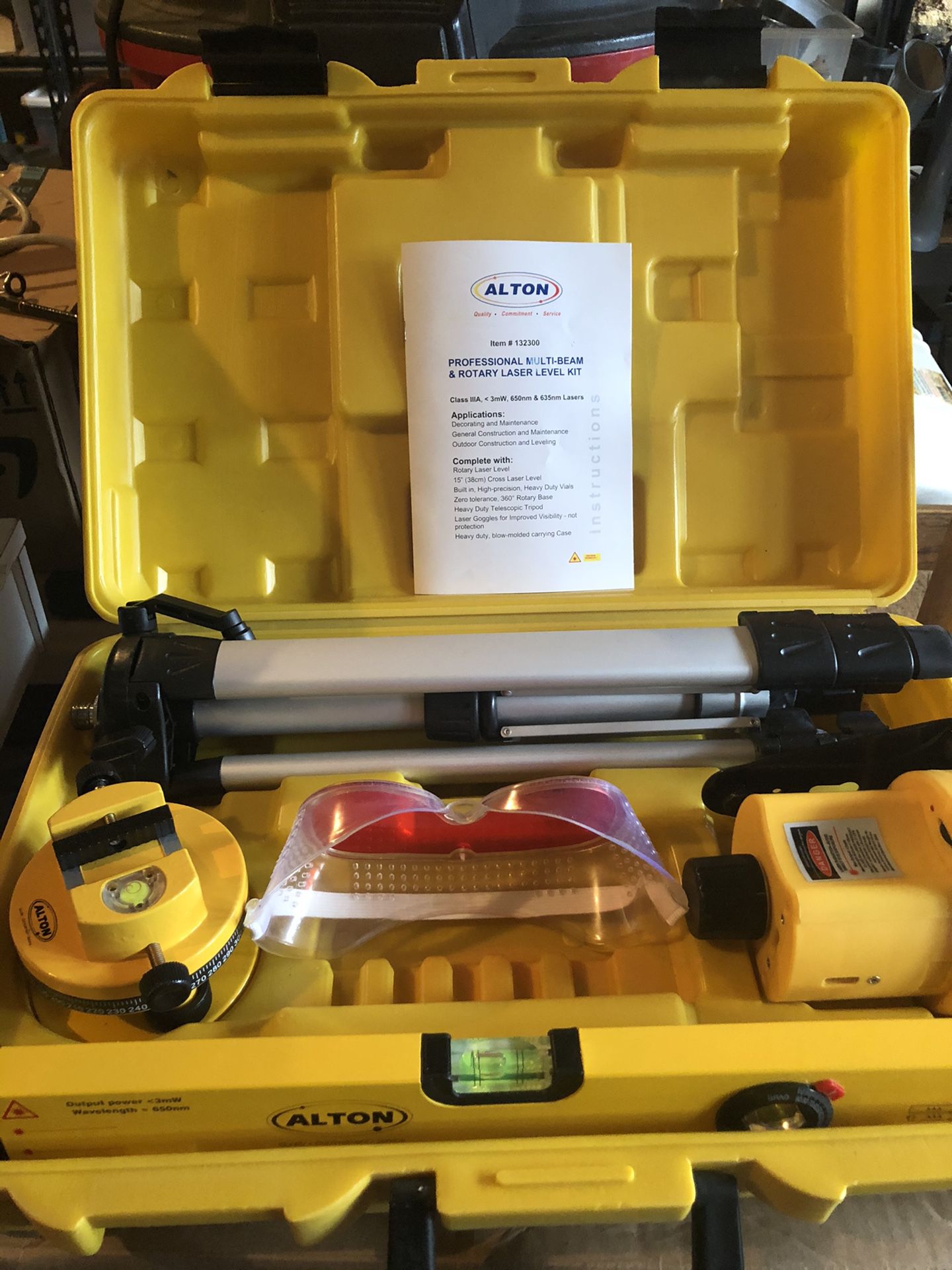 Alton Professional multi beam & rotary laser level kit