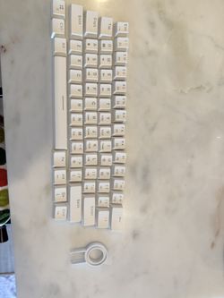 White Keycaps For 60 Percent Keyboard