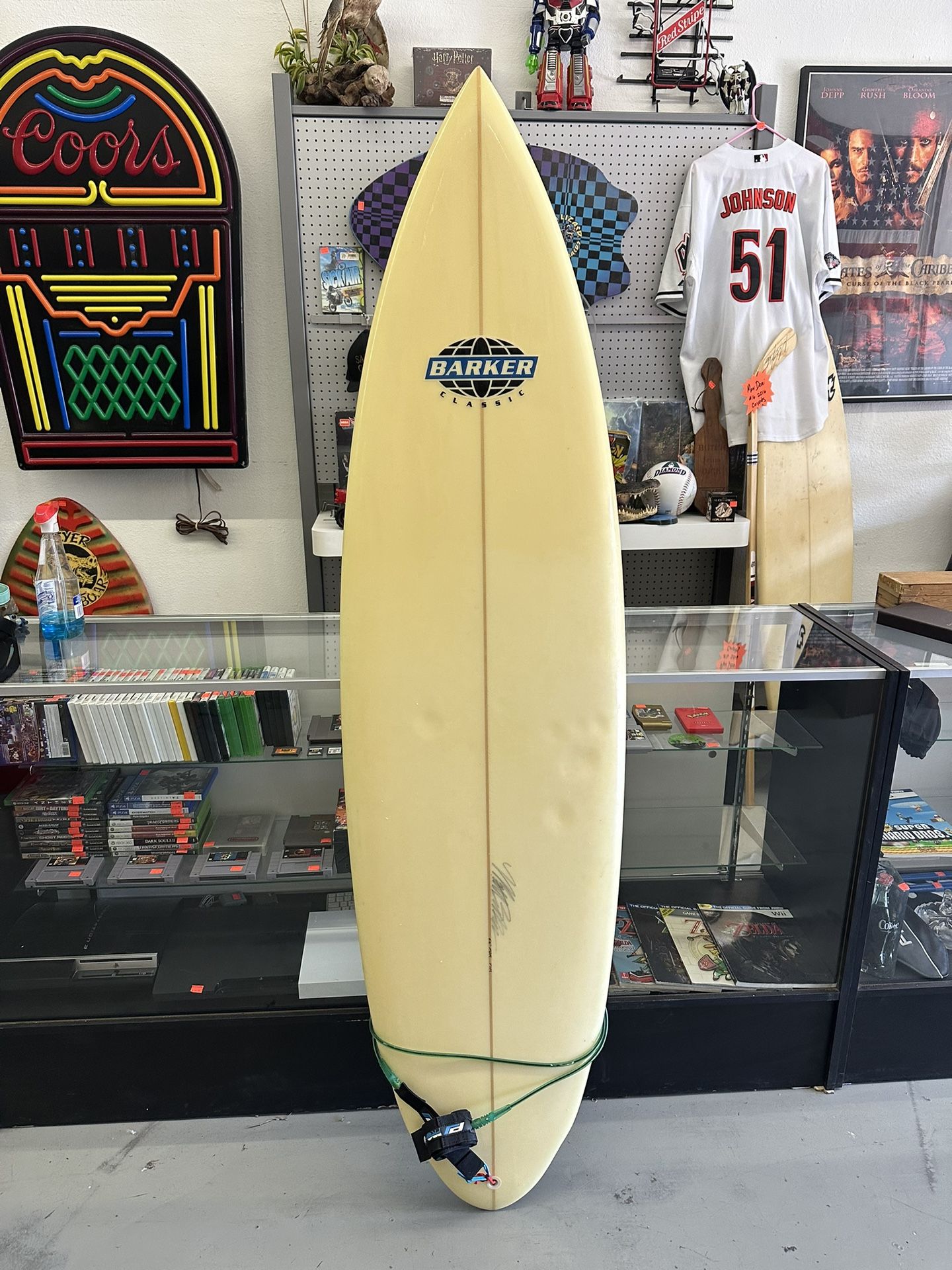 Barker Classic Custom Surfboard 6’6” Shaped by Matt Barker