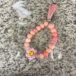 Cowgirl Wristlet Keychain