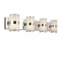 Design House Haswell 4-Light Chrome Traditional Vanity Light
