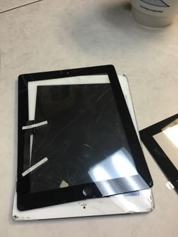 iPad screen
