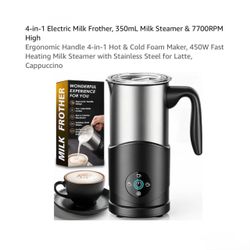 Brand new 4‑in‑1 Electric Milk Frother
