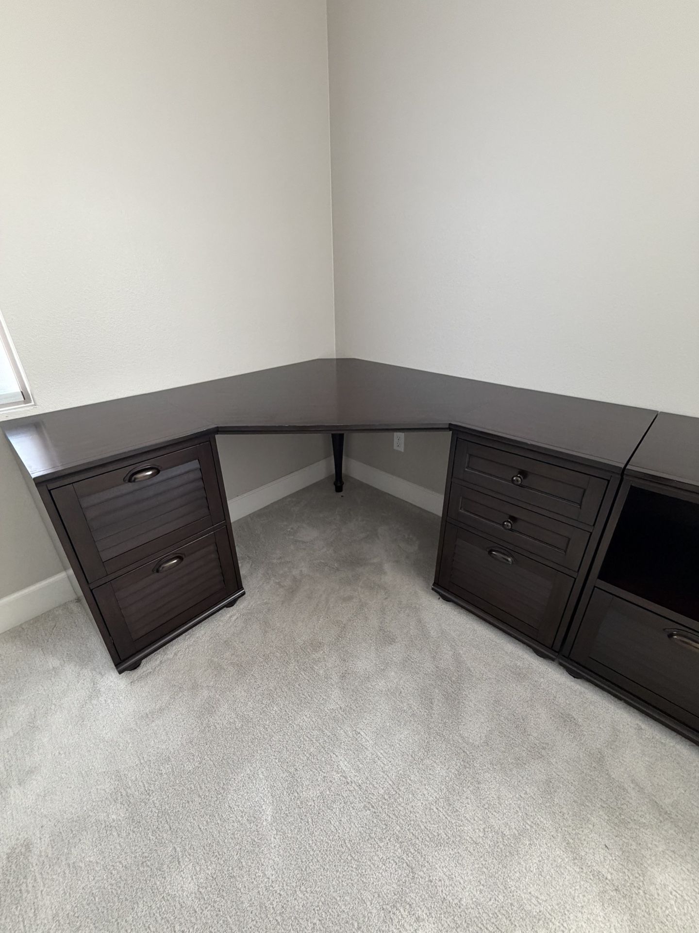 Pottery Barn Office Desk With Console